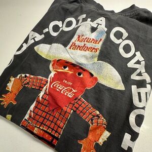Coca-Cola Cowboy Graphic Tee in Red and White